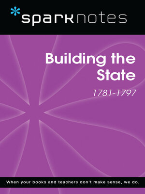 cover image of Building the State (1781-1797) (SparkNotes History Note)